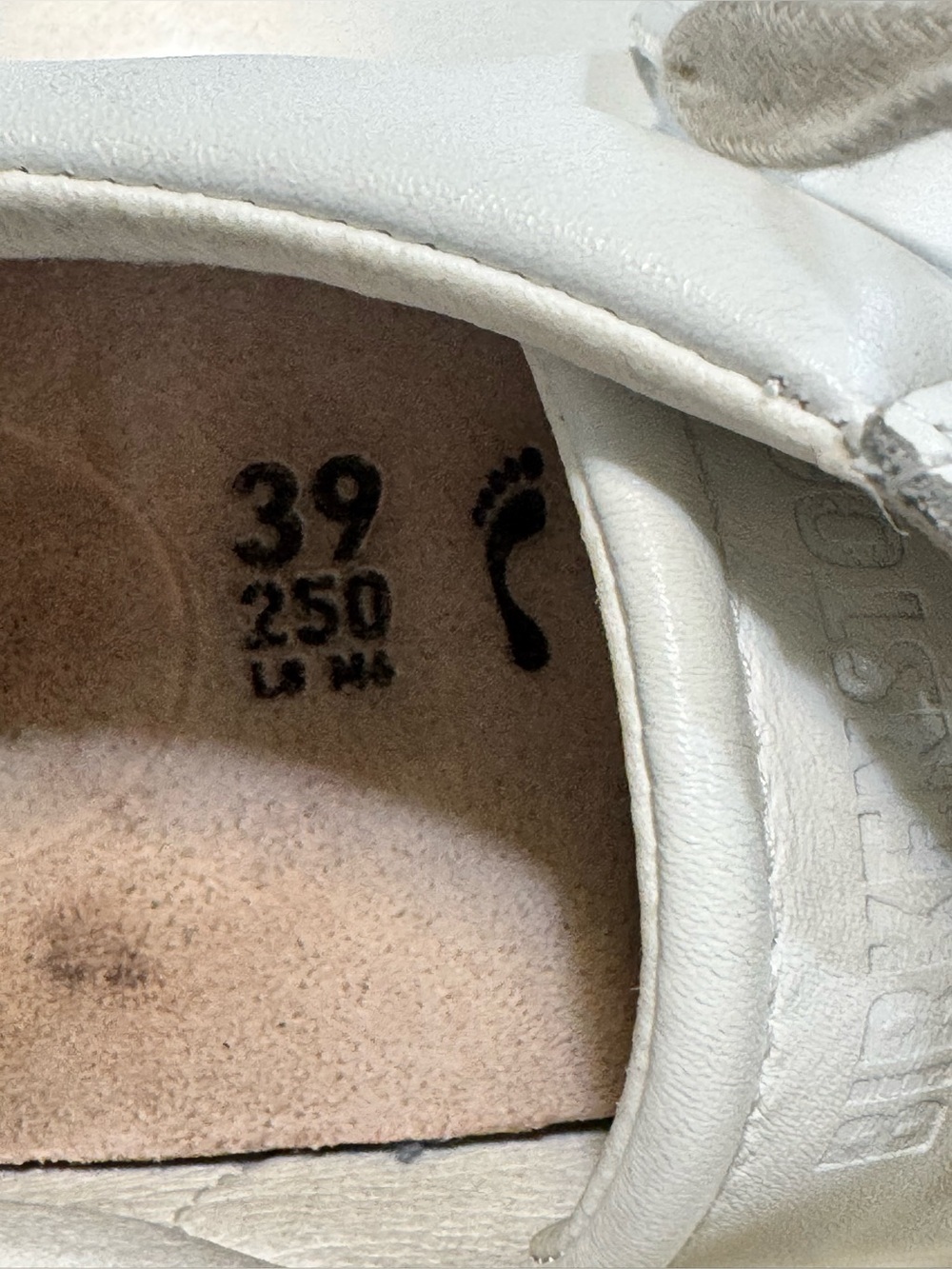 Birkenstock Bend Low Women's Size 39 US 8 Sneakers Leather White Comfort Shoes - Picture 9 of 10